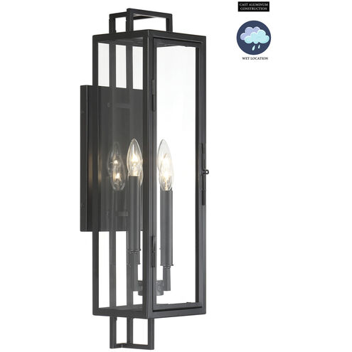 Knoll Road 4 Light 27.13 inch Coal Outdoor Wall Mount, Great Outdoors